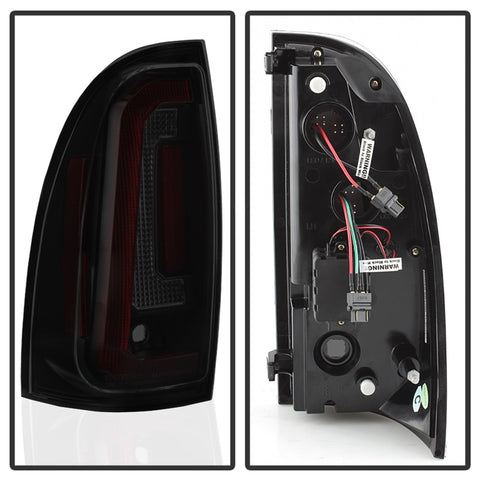 Spyder 05-15 Toyota Tacoma LED Tail Lights (Not Compatible w/OEM LEDS) - Smoke ALT-YD-TT05V2-LB-BSM - 5085474