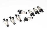 DeatschWerks Universal 1800cc Low Impedance 14mm Upper Injector - Set of 8 - 42M-14-1800-8
