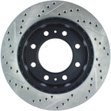 StopTech 01-09 Chevrolet Silverado 2500HD 3500 Front Left Slotted & Drilled Rotor - 127.66059L