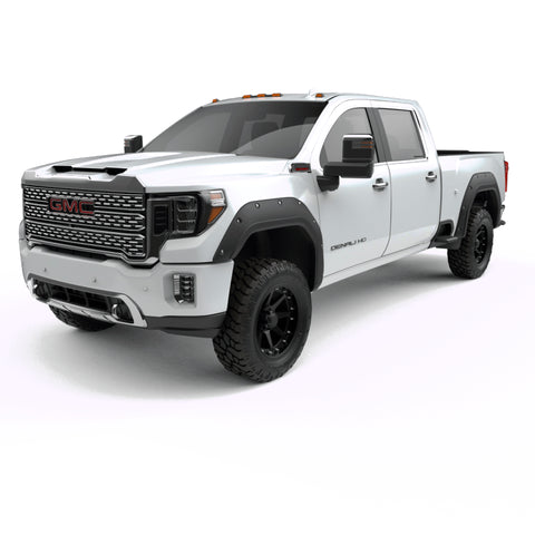 EGR 2020 GMC Sierra HD Bolt-On Style Black Fender Flare - Set - 791954