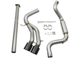 aFe Takeda 3in SS Exhaust Cat-Back 13-16 Ford Focus ST 2.0L Black Tips - 49-33083-B