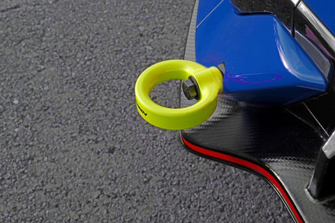 PERRIN 10th Gen Civic SI/Type-R/Hatchback Tow Hook Kit (Rear) - Neon Yellow - PHP-BDY-251NY