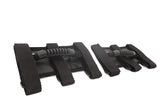 Rugged Ridge Steel Grab Handles F/R Kit Black 07-18 Jeep Wrangler JK/JKU - 13505.40