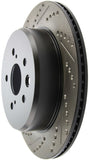 StopTech Slotted & Drilled Sport Brake Rotor Right Rear 13-14 Lexus GS300/350/400/430 - 127.44189R