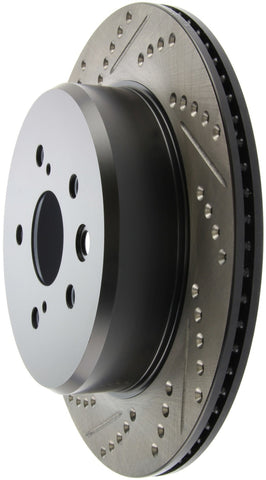 StopTech Slotted & Drilled Sport Brake Rotor Right Rear 13-14 Lexus GS300/350/400/430 - 127.44189R