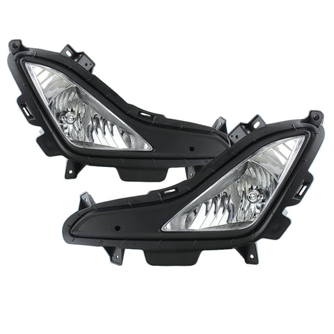 Spyder Hyundai Elantra 2014+ OEM Style Fog Lights W/Switch Clear FL-HYE2014-C - 5080462