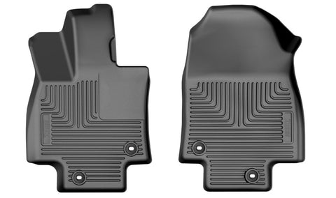 Husky Liners 00-06 GM Suburban/Tahoe/Yukon XL/00-07 Silverado/Sierra Logo-Ready Rear Mud Guards - 54261