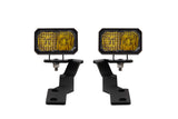 Diode Dynamics 16-21 Toyota Tacoma Stage Series 2in LED Ditch Light Kit - Yellow Pro Combo - DD6379