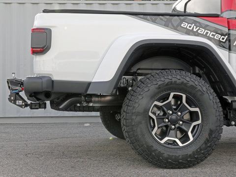 aFe 2021+ Jeep Gladiator V6-3.0L (td) Vulcan Series 3in 304SS HT DPF-Back Exhaust System - Black Tip - 49-38094-B