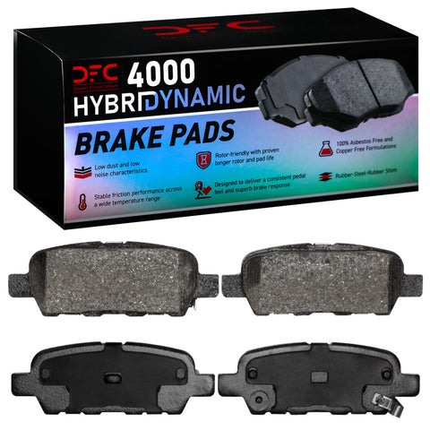 DFC 02-26 Suzuki Grand Vitara (Mexico) Rear 4000 Hybridynamic Brake Pads - 4000-0905-00