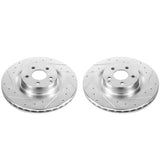 Power Stop 09-14 Mercedes-Benz CL550 Front Evolution Drilled & Slotted Rotors - Pair - EBR867XPR