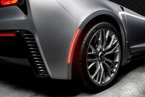 Oracle Chevrolet Corvette C7 Concept Sidemarker Set - Clear - No Paint - 2392-019