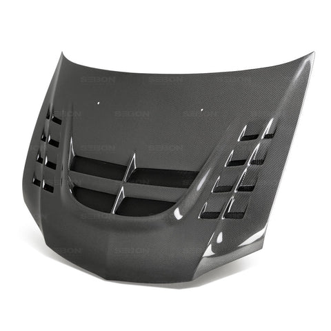 Seibon 03-07 Mitsubishi Evo 8 & 9 CW II Carbon Fiber Hood - HD0305MITEVO8-CWII