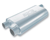 Borla Universal Oval Transverse 2.5in Inlet/Outlet 19in x 10.25in x 5.5in Turbo XL Muffler - 40477