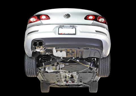 AWE Tuning VW CC 2.0T Touring Edition Performance Exhaust - Diamond Black Tips - 3015-23014