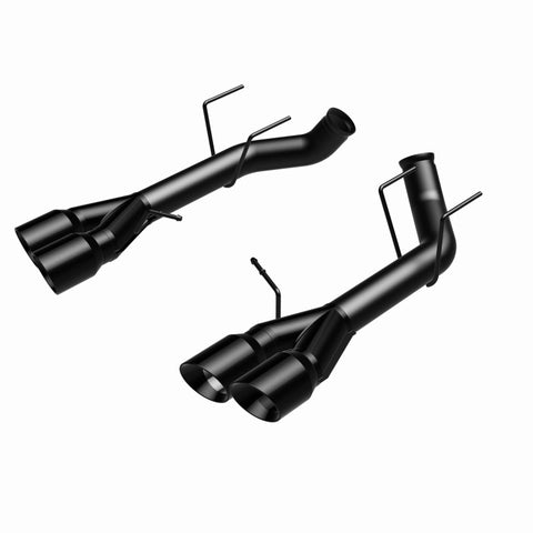 MagnaFlow 13 Ford Mustang Shelby GT500 V8 5.8L Quad Split Rear Exit Stainless Cat Back Perf Exhaust - 15177