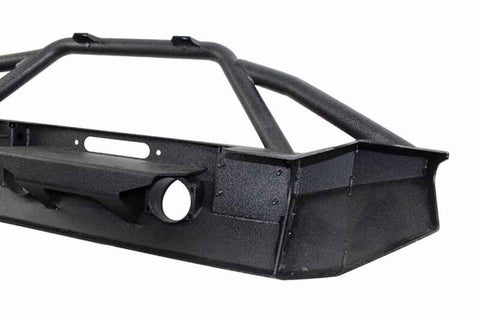 Fishbone Offroad 07-18 Jeep Wrangler JK Full Width Front Winch Bumper - Black Powdercoat - FB22068