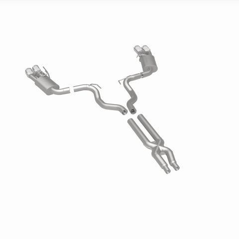 MagnaFlow SYS Cat-Back 2018 Ford Mustang GT 5.0L Competition Dual Exit Polished 4in Tips - 19368