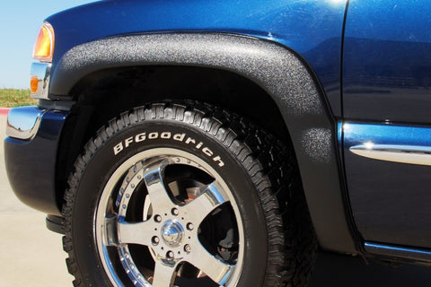 Lund 99-07 Chevy Silverado 1500 SX-Sport Style Textured Elite Series Fender Flares - Black (2 Pc.) - SX103TA