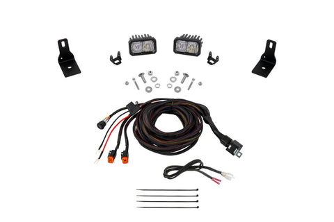 Diode Dynamics 2022+ Ford Maverick, C2 Sport Stage Series Ditch Light Kit Pro White Combo - DD7760