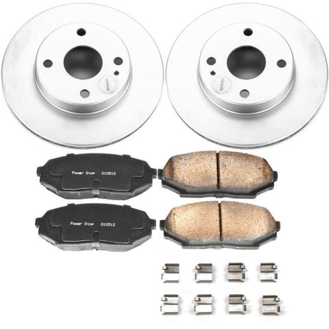 Power Stop 90-93 Mazda Miata Front Z17 Evolution Geomet Coated Brake Kit - CRK717