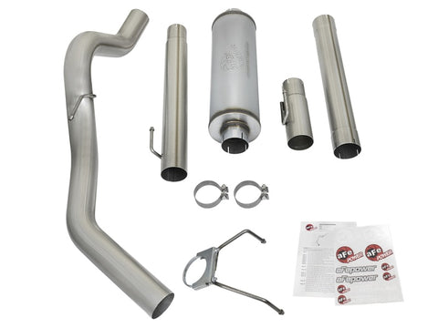 aFe LARGE Bore HD Exhausts Cat-Back SS-409 EXH CB Dodge Diesel Trucks 03-04 L6-5.9L (td) - 49-12005