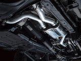 AWE Tuning 22-24 Ford Bronco Raptor 4WD Dual BashGuards Cat-Back SwitchPath Exhaust (No Tips) - 3025-31327
