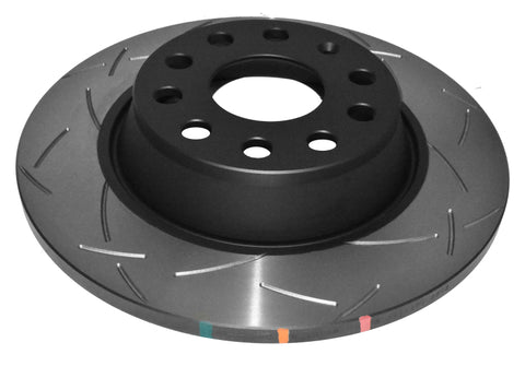 DBA 06-08 Audi A3/10/06-08 TT / 10/04-10 VW Golf (MK5)/3/05+ Passat Rear Slotted 4000 Series Rotor - 42807S