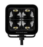 Hella Universal Black Magic 3.2in L.E.D. Cube Kit - Flood Beam (Long Range) - 358176821