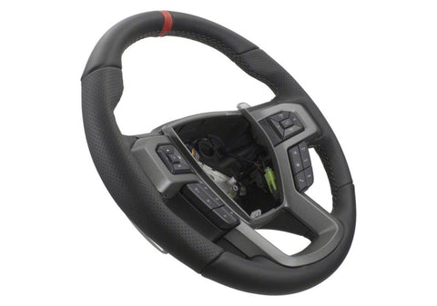 Ford Racing 15-18 F-150 Raptor Performance Steering Wheel Kit - Red Sightline - M-3600-F15RRD