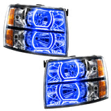 Oracle 07-13 Chevrolet Silverado SMD HL - Square Style - ColorSHIFT - 8188-330