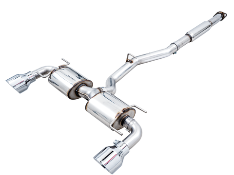 AWE Tuning Subaru BRZ/ Toyota GR86/ Toyota 86 Touring Edition Cat-Back Exhaust- Chrome Silver Tips - 3015-32486