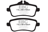 EBC 13-16 Mercedes-Benz GL350 3.0 TD Greenstuff Rear Brake Pads - DP62137