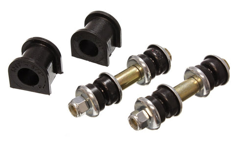 Energy Suspension 90-95 Mazda Protege/323 Black 3/4inch Front Sway Bar Bushing Set (Sway bar end lin - 4.5139G