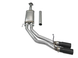 aFe Rebel Exhausts 3in SS Cat-Back 15-16 Ford F-150 EcoBoost V6 2.7/3.5L V8 5.0L w/ Black Tips - 49-43081-B