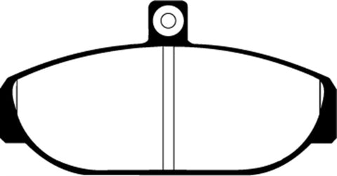 EBC 85-93 Volvo 740 2.1 (Girling) Redstuff Front Brake Pads - DP3435C