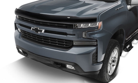 AVS 22-23 Chevrolet Silverado 1500 (Excl. ZR2/LT TB) Bugflector Medium Profile Hood Shield - Smoke - 23956
