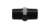 Vibrant 3/8in NPT x 3/8in NPT Straight Union Pipe Adapter Fitting - Aluminum - 10372