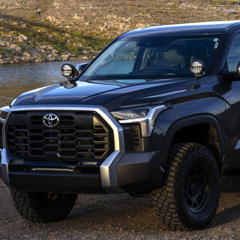 Rigid Industries 2022+ Toyota Tundra 6in. 360-Series A-Pillar Lighting Kit - 46806