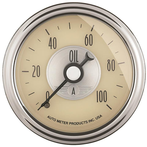 Autometer Prestige Series 52mm 0-100 PSI Mechanical Oil Pressure Gauge - 2021