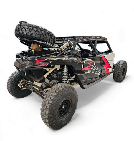 Elektric Offroad 2017-2024 Can Am X3 Maverick Volt Baja Tire Rack - PBB210009
