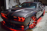 Oracle 15-23 Dodge Challenger LED Headlight Halo Kit - Red - 2268-003