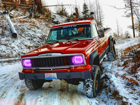 Oracle Pre-Installed Lights 7x6 IN. Sealed Beam - ColorSHIFT Halo - 6908-333