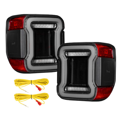 Form Lighting 20-26 Jeep Gladiator LED Tail Lights - Smoked (Pair) - FL0022
