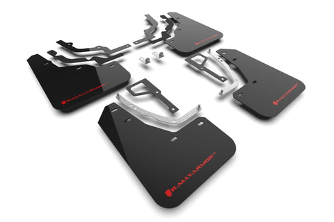 Rally Armor 25-26 Hyundai Ioniq 5 N Black Mud Flap w/Red Logo - MF117-UR-BLK-RD