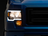 Raxiom 09-14 Ford F-150 Axial Series Headlights w/ LED Bar- Blk Housing (Clear Lens) - T566367