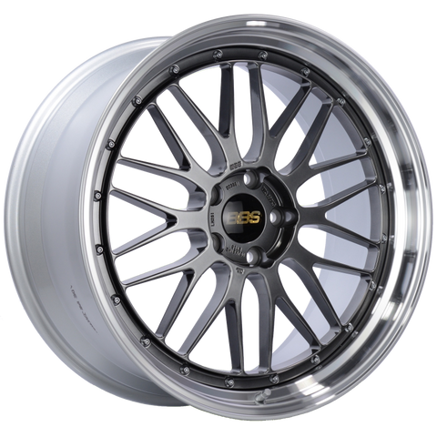 BBS LM 21x10 5x120 ET38 Diamond Black Center Diamond Cut Lip Wheel -82mm PFS/Clip Required - LM261DBPK