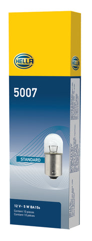 Hella Bulb 5007 12V 5W BA15s B6 - 5007