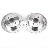 Power Stop 1991 BMW 318i Rear Evolution Drilled & Slotted Rotors - Pair - EBR220XPR