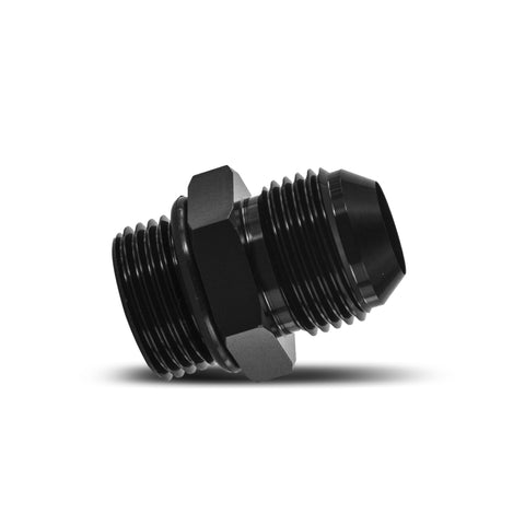 Mishimoto -10 ORB to -10AN Aluminum Fitting - Black - MMFT-10-10BK